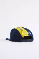 Mitchell & Ness NCAA Michigan Wolverines Stripe Snapback Hat