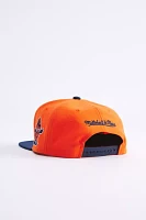 Mitchell & Ness Syracuse Orange Script Snapback Hat