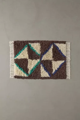 Pinwheel Fauxkati Shag Rug