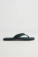 Rainbow Leather Single Layer Flip Flop Sandal