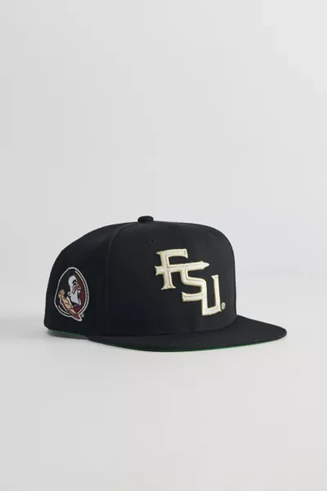 Mitchell & Ness NCAA Florida State University Triple Play Snapback Hat