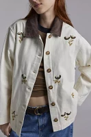 BDG Townes Embroidered Canvas Barn Jacket