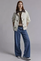 BDG Townes Embroidered Canvas Barn Jacket