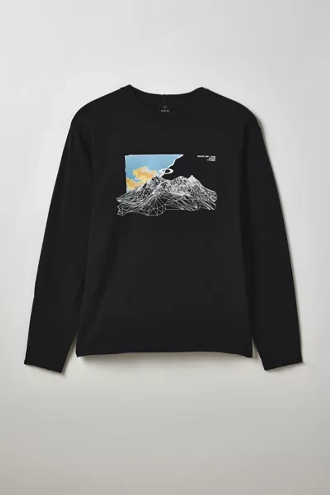 Oakley Wired Mtn Scape Graphic Long Sleeve Tee