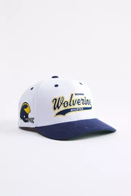 Mitchell & Ness NCAA Michigan Wolverines Tailsweep Pro Snapback Hat