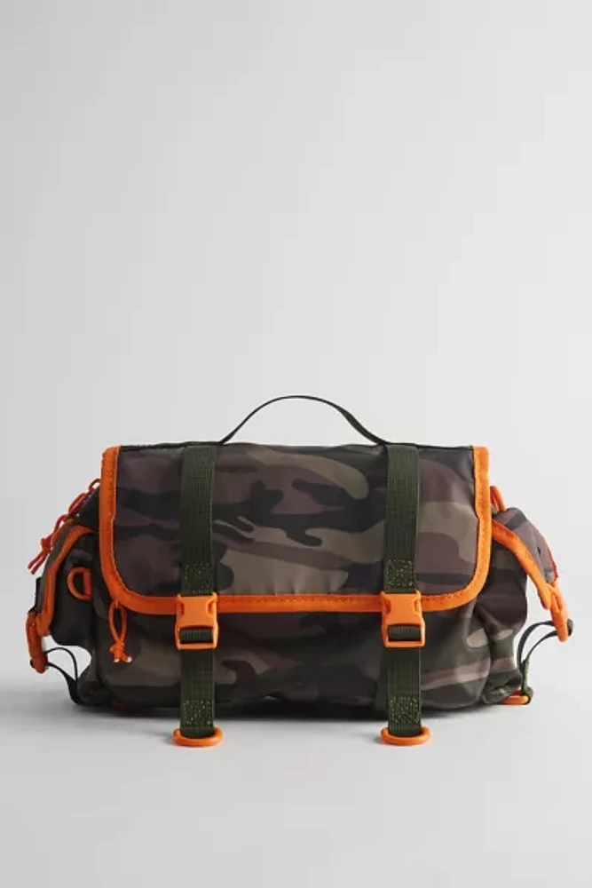 Camo Pattern Duffle Crossbody Messenger Bag