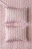 Gingham Rose Striped Reversible Sham Set