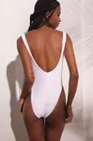 Oceanus Arizona Hand Embroidered Beaded One-Piece Swimsuit