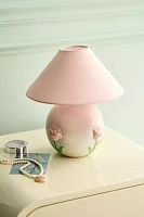 Rose Scultped Ceramic Table Lamp