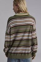 BDG Bowen Oversized Polo Sweater