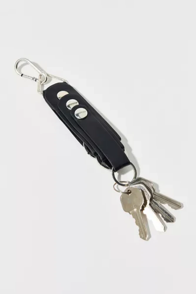 Multi-Loop Leather Keychain