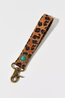 Western Animal Print Pony Hair Keychain