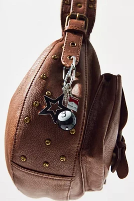 8 Ball Star Keychain