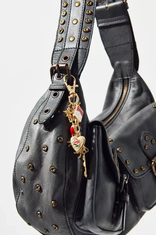 Alegra Enameled Charm Keychain