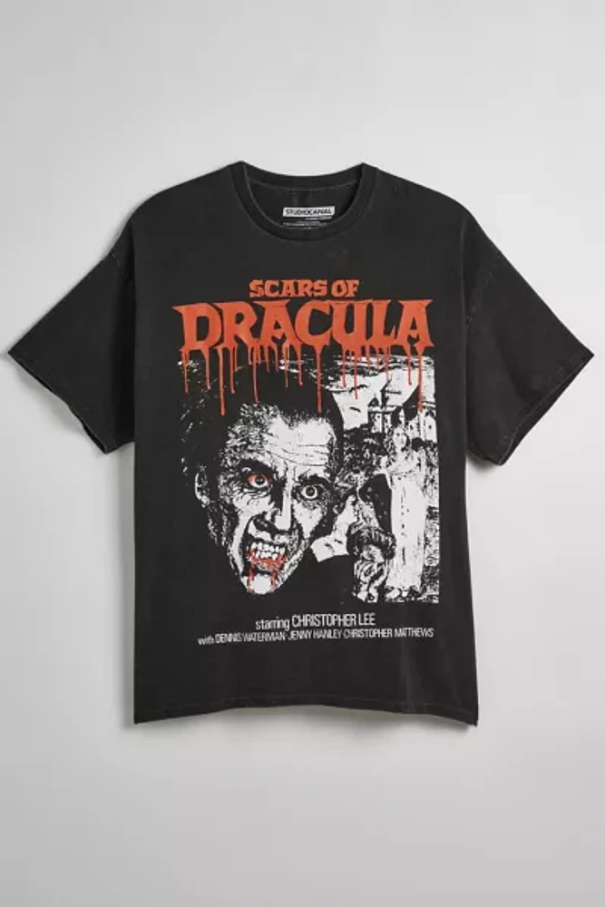 Scars Of Dracula Poster Graphic Tee