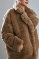 BLANKNYC Iced Frappe Faux Fur Coat