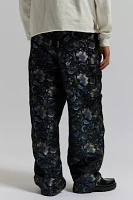 UO Shiny Jacquard Beach Pant