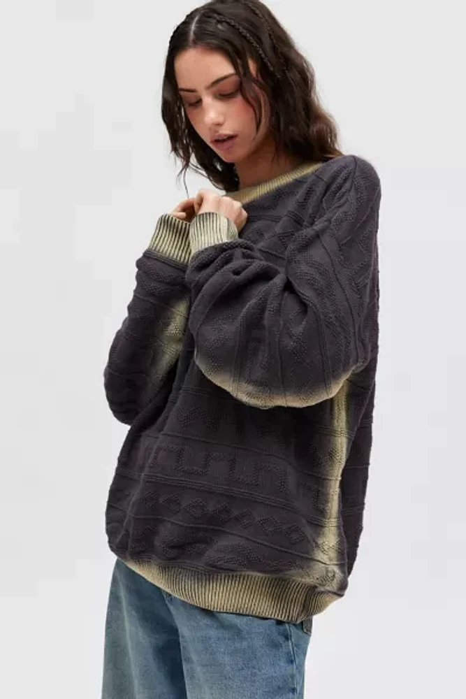 Urban Renewal Remade Tan & Brown Dye Sweater