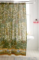 Annette Floral Pattern Shower Curtain