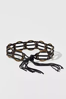 Leather Circle Rope Belt