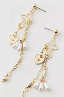 Mia Cross Drop Earring