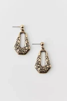 Ansel Etched Drop Earring