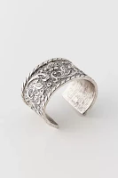 Antiqued Etched Cuff Bracelet