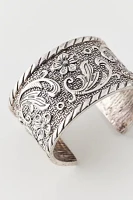 Antiqued Etched Cuff Bracelet