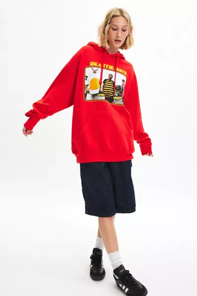 Beastie Boys Graphic Oversized Hoodie Sweatshirt