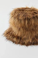 Fluffy Faux Fur Bucket Hat