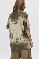 Iggy Pop Graphic Tie Dye T-Shirt Dress