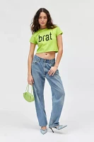 Charli XCX UO Exclusive Brat Graphic Baby Tee