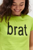 Charli XCX UO Exclusive Brat Graphic Baby Tee