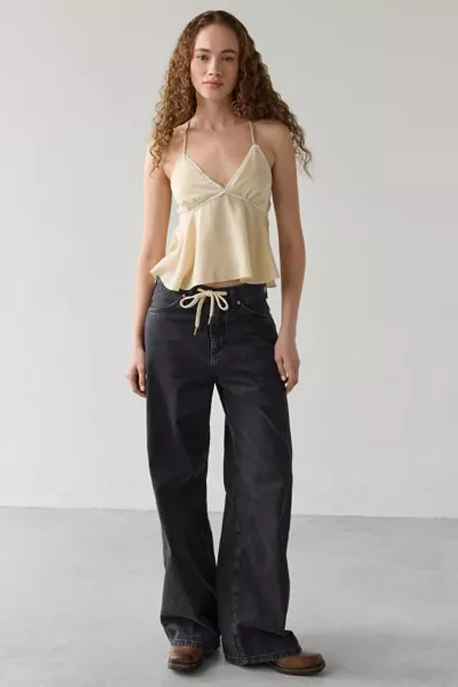 Wrangler Tie-Front Loose Jean