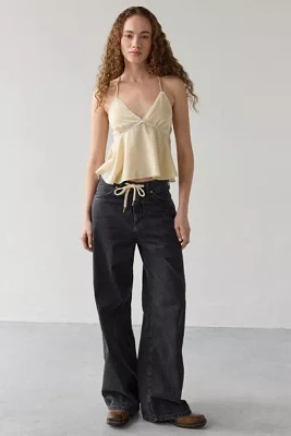Wrangler Tie-Front Loose Jean