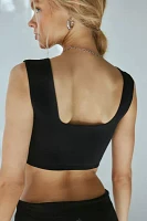 Out From Under Square Neck Ribbed Seamless Knit Bralette