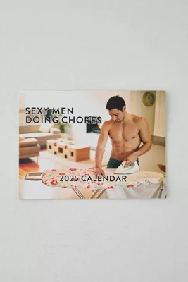 Sexy Men Doing Chores 2025 Wall Calendar