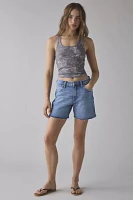 Wrangler High-Rise Relaxed Denim Short