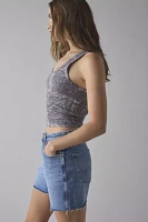 Wrangler High-Rise Relaxed Denim Short