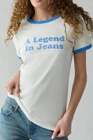 Wrangler A Legend Jeans Graphic Ringer Tee
