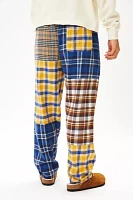 UO Plaid Patchwork Lounge Pant