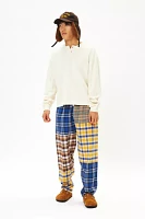 UO Plaid Patchwork Lounge Pant