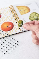 Googly Food Sticker Book By Brass Monkey & Galison