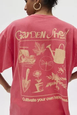 Garden Shed Graphic T-Shirt Dress