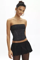 Silence + Noise Georgia Shimmer Sweater Tube Top