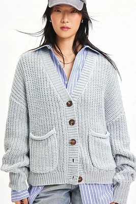 BDG Vini Chunky Knit Oversized Cardigan