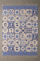 Mariana Tile Flatweave Printed Rug