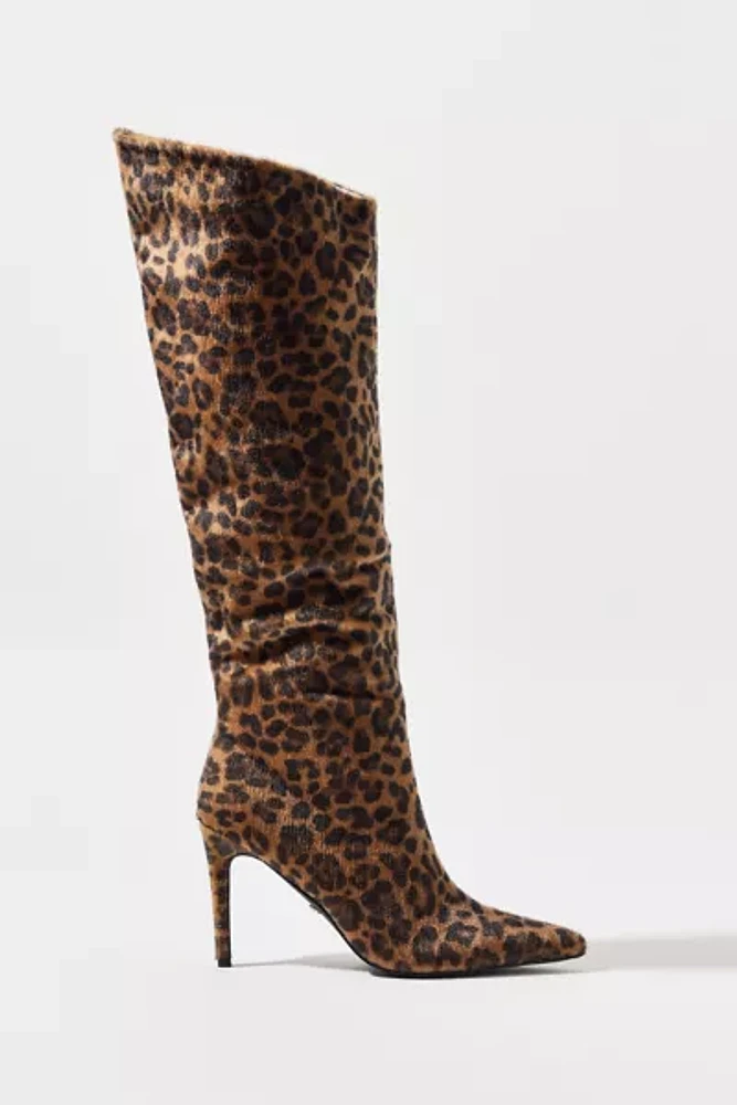 Azalea Wang UO Exclusive Cedar Animal Print Boot