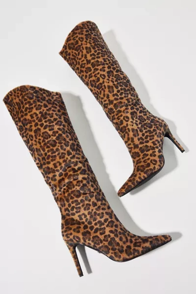 Azalea Wang UO Exclusive Cedar Animal Print Boot