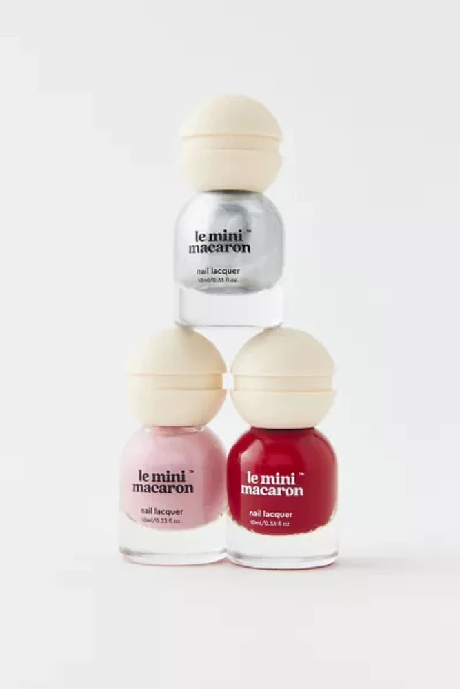 Le Mini Macaron Nail Lacquer Trio Set